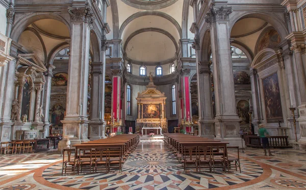 Venice, İtalya - 12 Mart 2014: kilise chiesa di santa maria del giglio.