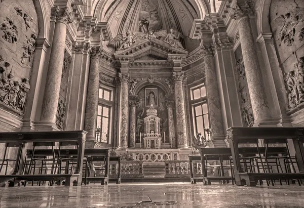 Venice, Włochy - 12 marca 2014: cappella di san domenico w basilica di san giovanni e paolo Kościoła. — Zdjęcie stockowe
