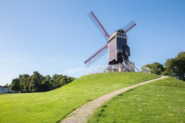 Brugge - Rüzgar değirmeni sint janshuismolen