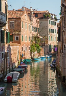 Venice, İtalya - 14 Mart 2014: bak ponte de san francesco gelin
