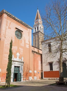 Venedik - Güney portal kilise San francesco della vigna