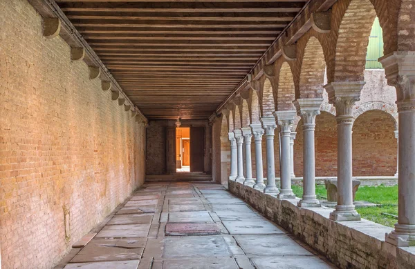 Venezia - atrio della chiesa di San Francesco della Vigna — Foto Stock