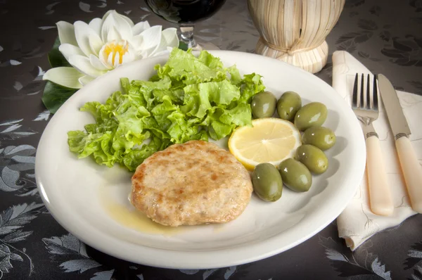 Csirke burgers — Stock Fotó