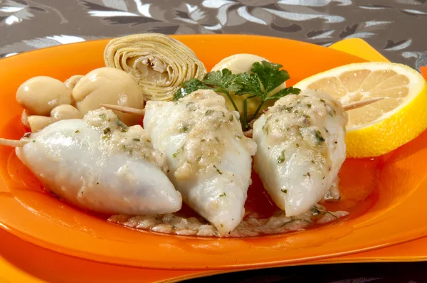 Stuffed squid — Stock Photo, Image