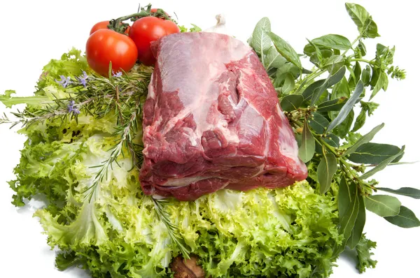 Sorra thin slice of meat cattle — Stock Photo, Image