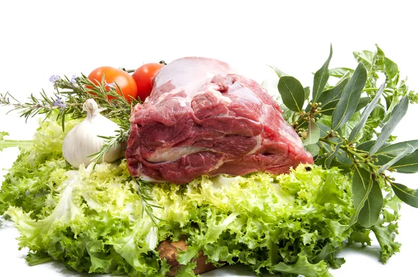 Sorra vékony szelet marha hús Jogdíjmentes Stock Fotók