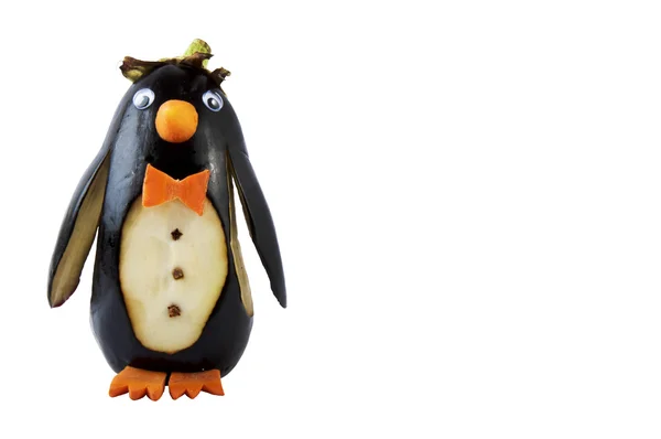 The penguin eggplant — Stock Photo, Image