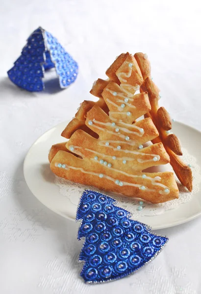 Pâtisseries sapin de Noël — Photo
