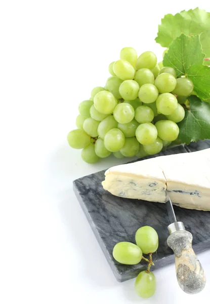 Druivenmost en kaas — Stockfoto