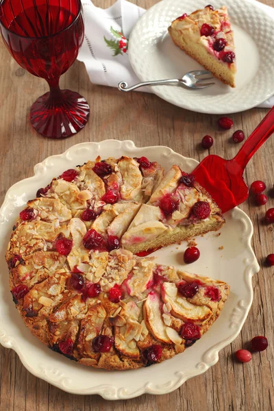 Bolo de chá de amora de maçã — Fotografia de Stock