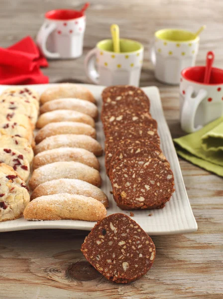 Geassorteerde cookies — Stockfoto