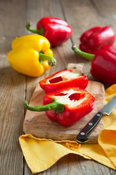 Colored fresh peppers — Stock Photo, Image