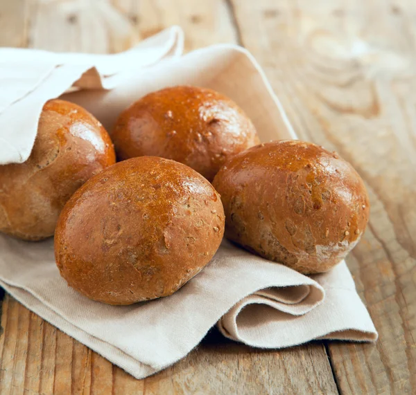 Fresh rye buns — Stock Photo, Image