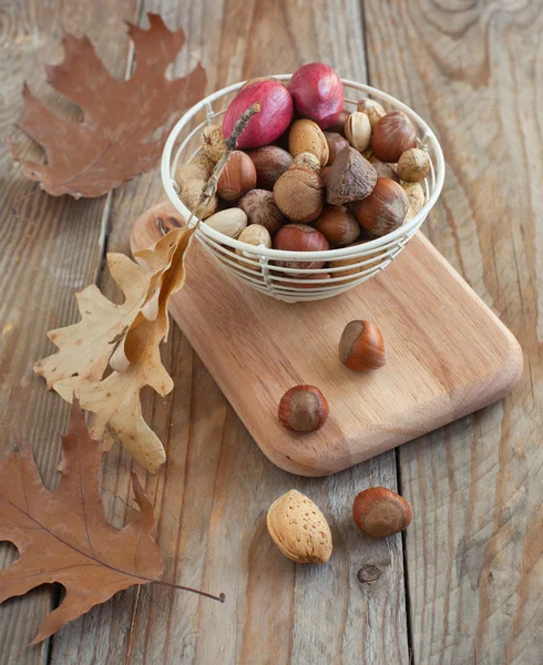 Assortment of nuts — Stock Photo, Image