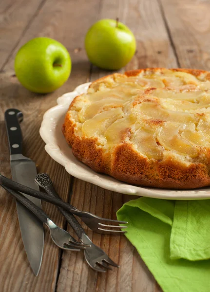 Torta di mele capovolta — Foto Stock