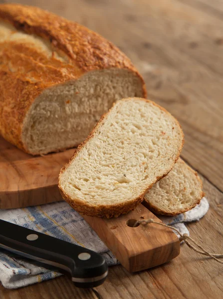 Potatis schalottenlök bröd — Stockfoto