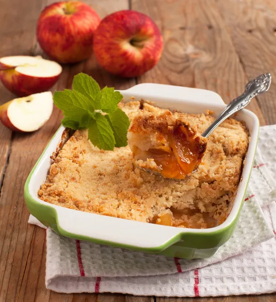 Apple crumble — Stock Photo, Image