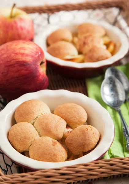 Apple cookie rozpadat — Stock fotografie