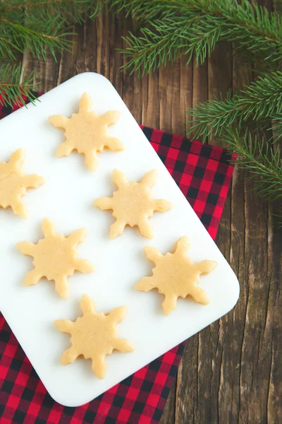 Lebkuchenteig hausgemacht für Weihnachten — Stockfoto