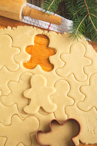 Lebkuchenteig hausgemacht für Weihnachten — Stockfoto