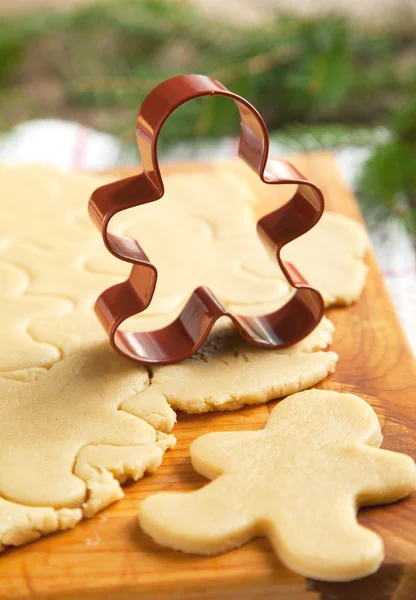 Lebkuchenteig hausgemacht für Weihnachten — Stockfoto