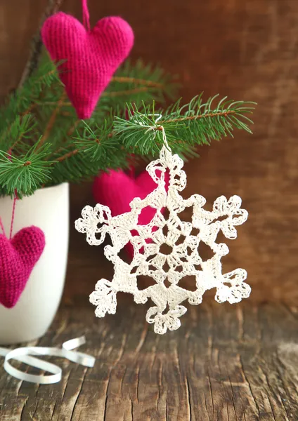 Adornos de Navidad hechos a mano — Foto de Stock