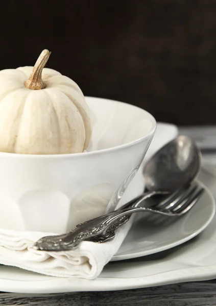 Autumn Table setting — Stock Photo, Image