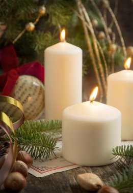 Mumlarla Noel süslemesi