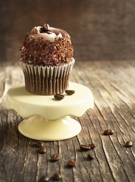 Kaffe cupcake — Stockfoto