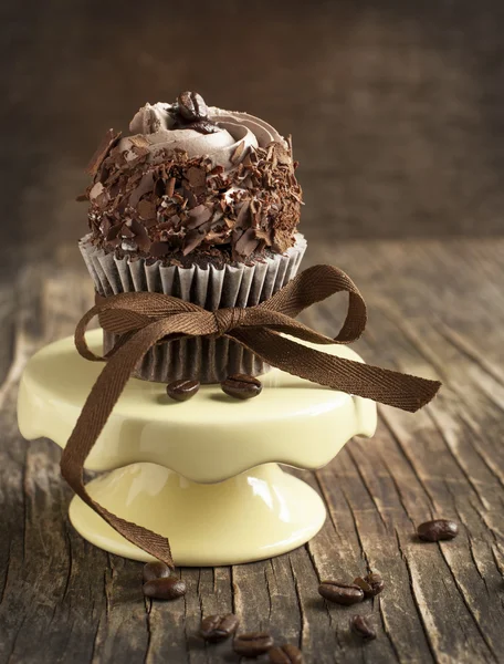 Koffie cupcake — Stockfoto