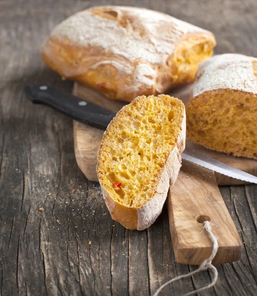 Tomato ciabatta — Stock Photo, Image