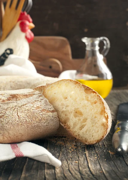 Italian round bread — Stock Photo, Image