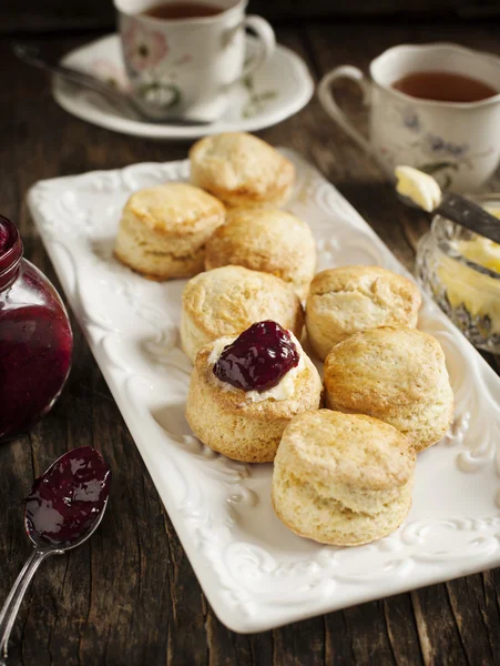 Focaccine fresche fatte in casa — Foto Stock