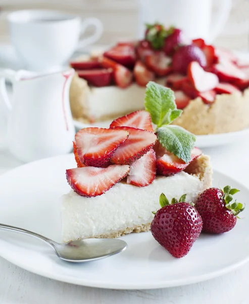Cheesecake aux fraises — Photo