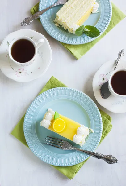 Zitronenkuchen — Stockfoto