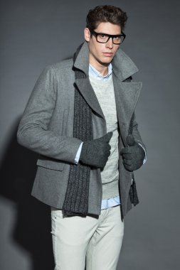 adam kış modası.