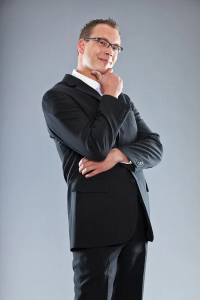 Happy young business man — Stock Photo, Image