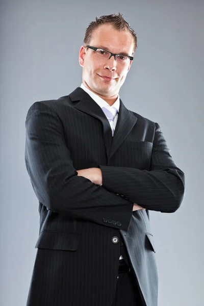 Happy young business man — Stock Photo, Image