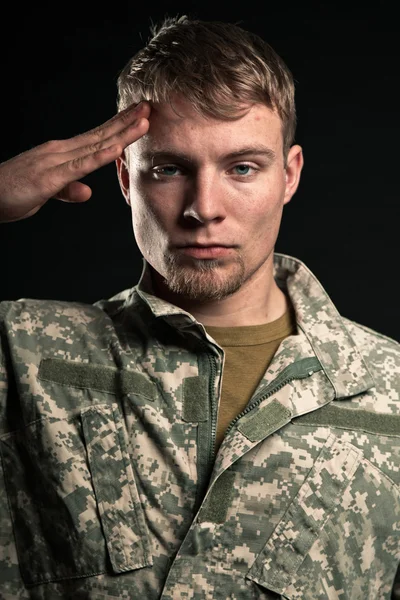 Homem militar . — Fotografia de Stock