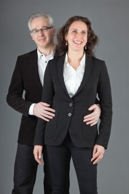 Birbirine aşık çift.