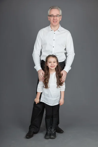 Padre e figlia. — Foto Stock