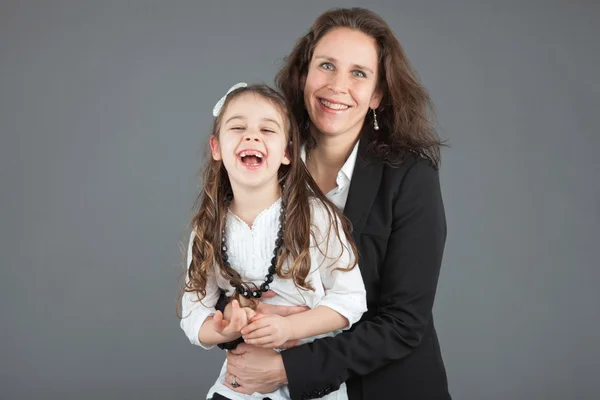 Mamma med dotter. — Stockfoto