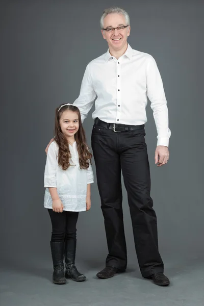 Ojciec i córka. — Zdjęcie stockowe