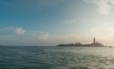 Venedik, büyük kanal Panoraması. İtalya. Avrupa.