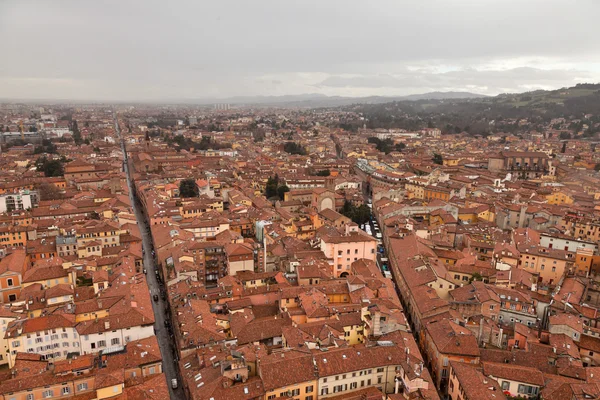 City of Bologna birds view. Rooftops. Italy. Europe. — Stock Photo, Image
