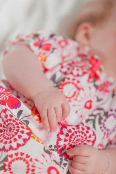 Closeup of baby hand. Studio shot. — Stock Photo, Image