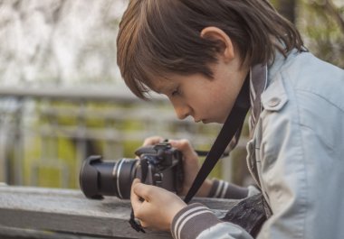 Genç fotoğrafçı