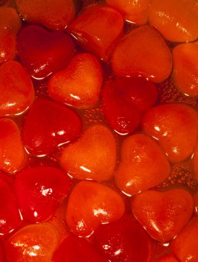 tatlı kalp arka plan