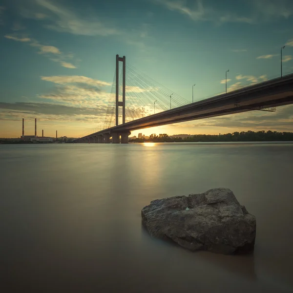 Zuid-brug. Oekraïne. Kiev. — Stockfoto