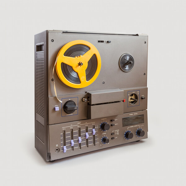Soviet Retro audio tape recorder